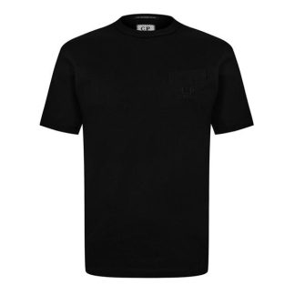 CP Company CP Company T-Shirts - Short Sleeve Men Regular Fit T-Shirts Black 999 for sale