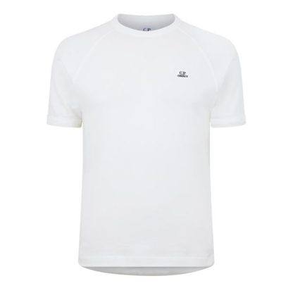 CP Company CP Hvy Jrsy SS Sweat Sn42 Men Crew Sweaters Gauze White 103 for sale