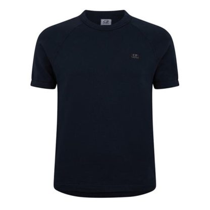 CP Company CP Hvy Jrsy SS Sweat Sn42 Men Crew Sweaters Ttl Eclipse 888 for sale