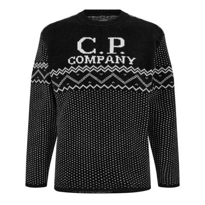 CP Company CP Knit Sn34 Men Black 999  for sale