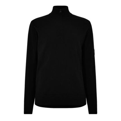 CP Company CP Knit Sn34 Men Jumpers Black 999 for sale