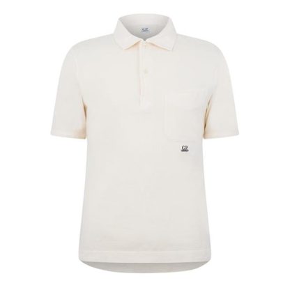 CP Company CP Logo Polo Sn42 Men Short Sleeve Polos Pistachio 402 for sale