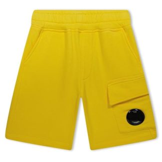 CP Company CP Logo Shorts Jn42 Kids Jersey Shorts Sulphur 51463 for sale