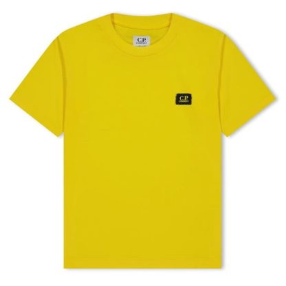 CP Company CP Logo T-Shirt Jn42 Kids Regular Fit T-Shirts Sulphur 51463 for sale