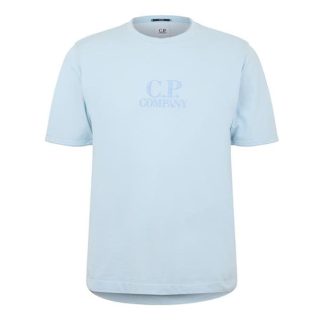 CP Company CP Logo T-Shirt Sn42 Men Regular Fit T-Shirts Starlight 806 for sale