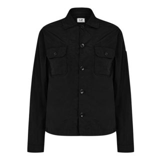 CP Company CP Overshirt Sn42 Men Overshirts Black 999 for sale