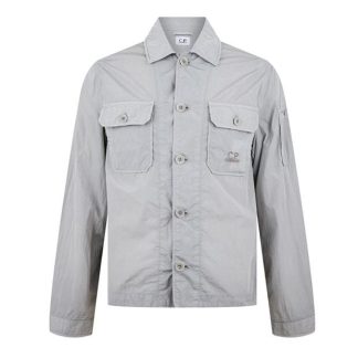 CP Company CP Overshirt Sn42 Men Overshirts Drizzle Gry 913 for sale