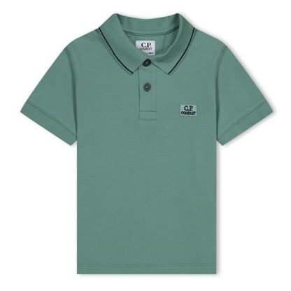 CP Company CP SS Polo Shirt Jn42 Kids Short Sleeve Polos Green Bay 30520 for sale