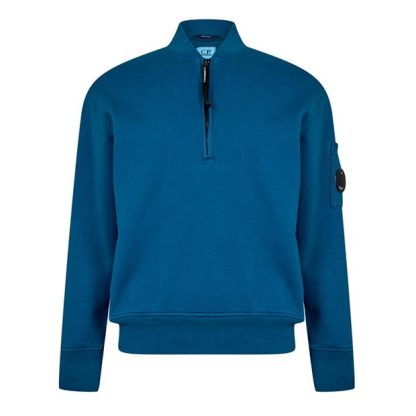 CP Company CP Sweatshirt Sn42 Men Crew Sweaters Ink Blue 848 for sale