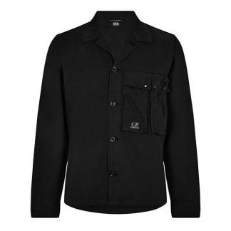 CP Company CP Zip Overshirt Sn34 Men Overshirts Black 999 for sale