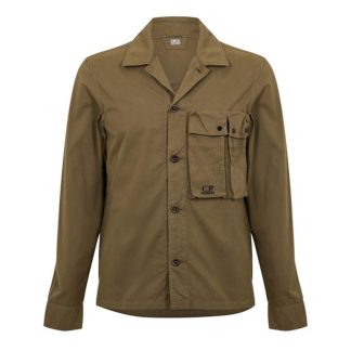 CP Company CP Zip Overshirt Sn34 Men Overshirts Butternut 653 for sale