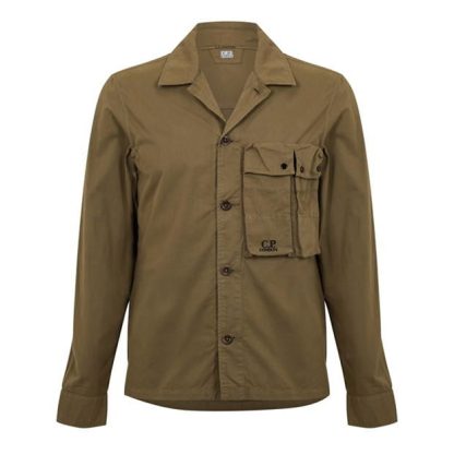 CP Company CP Zip Overshirt Sn34 Men Overshirts Butternut 653 for sale