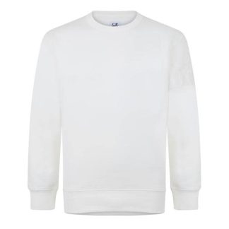 CP Company Diagonal Raised Sweatshirt Men Gauze White 103  for sale