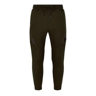 CP Company Fleece Tapered Joggers Men Closed Hem Fleece Jogging Bottoms Ivy Green 683 for sale