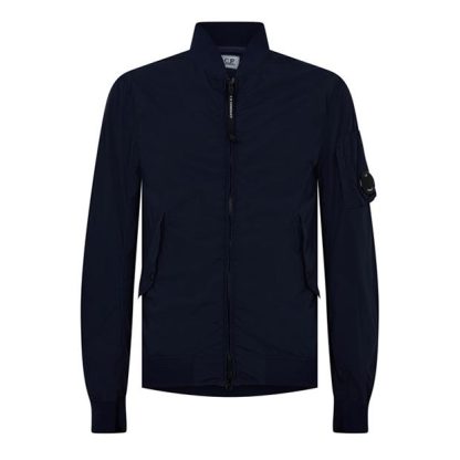 CP Company Lens Logo Bomber Jacket Men Medval Blue 868  for sale