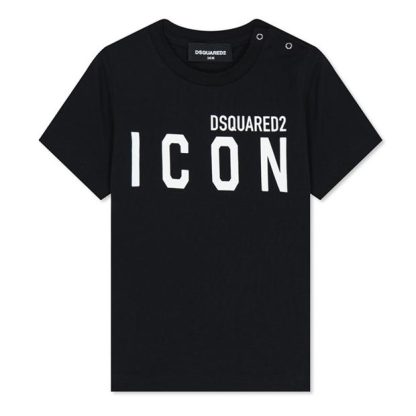 DSQUARED2 Babies Icon T Shirt Kids Black Dq900  for sale