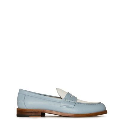 DSQUARED2 Beau Loafers Men Loafers Sky/White for sale