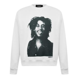 DSQUARED2 Bob Marley Sweatshirt Men White  for sale