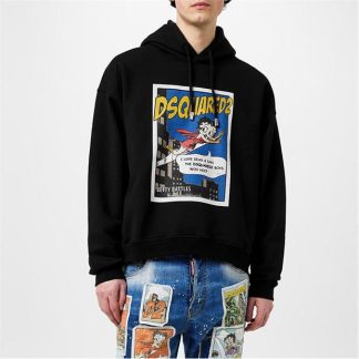 DSQUARED2 Boop Hoodie Men Black  for sale