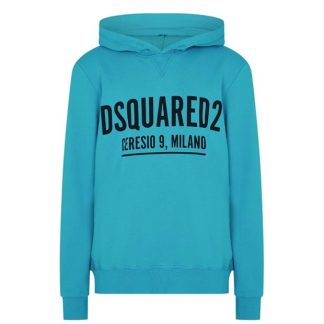 DSQUARED2 Boy'S Ceresio 9 Logo Oth Hoodie Kids OTH Hoodies Blue DQ812 for sale