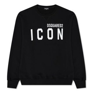 DSQUARED2 Boys Icon Sweatshirt Kids Crew Sweaters Black DQ900 for sale