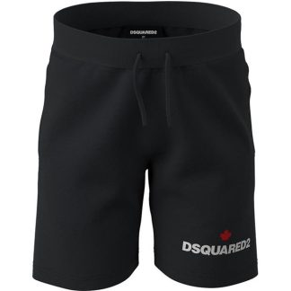 DSQUARED2 Boys Logo Jogger Shorts Kids Jersey Shorts Black DQ900 for sale