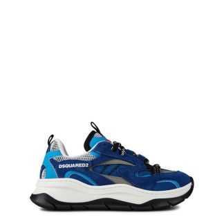 DSQUARED2 Bubble Trainers Juniors Kids Low Trainers Blu/Wht VAR 07 for sale