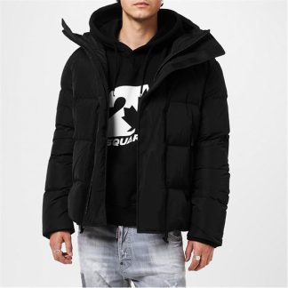 DSQUARED2 Camo Puffer Jacket Men Black  for sale