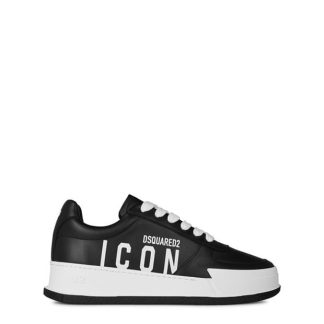 DSQUARED2 Canadian Icon Low-Top Trainers Men Blk/Wht  for sale