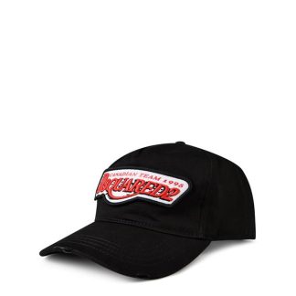 DSQUARED2 Canadian Team Baseball Cap Men Baseball Caps Black/Red for sale