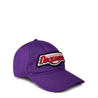 DSQUARED2 Canadian Team Baseball Cap Men Baseball Caps Purple/Red for sale