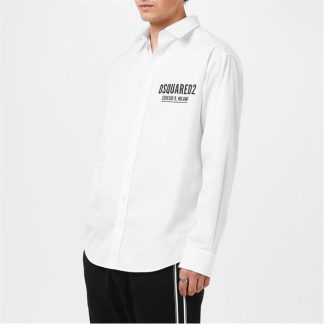 DSQUARED2 Ceresio 7 Shirt Men White  for sale