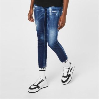 DSQUARED2 Cropped Jennifer Denim Jeans Women Blue 470  for sale