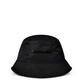 DSQUARED2 D2 Lettering Bucket Hat Men Black 2124  for sale