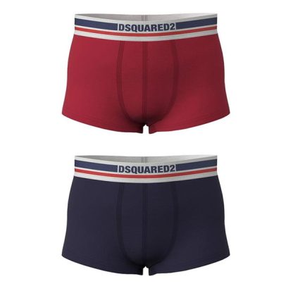 DSQUARED2 DSQ 2 Pck Boxers Jn34 Kids Navy Red Dqc47  for sale