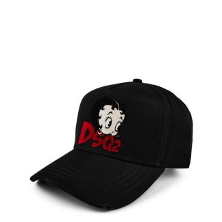 DSQUARED2 DSQ Betty Cap Sn42 Men Black  for sale