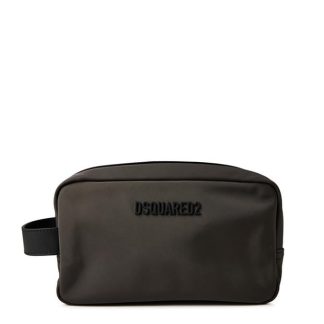 DSQUARED2 DSQ Cordura Wash Sn34 Unisex Wash Bags Black for sale