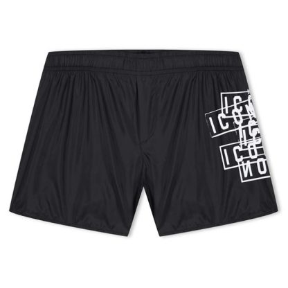 DSQUARED2 DSQ Icon Swimsuit Jn42 Kids Black Dq900  for sale