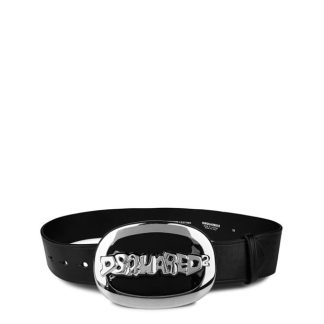 DSQUARED2 DSQ Lgo Lthr Blt Ld34 Women Blk/Palladium  for sale