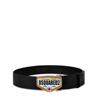 DSQUARED2 DSQ Logo Belt Sn42 Unisex Black  for sale