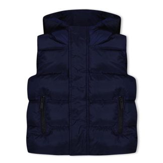 DSQUARED2 DSQ Logo Gilet In34 Kids Gilets - Heavyweight Blue DQ875 for sale