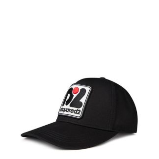 DSQUARED2 DSQ Logo Hat Jn34 Men Black Dq900  for sale