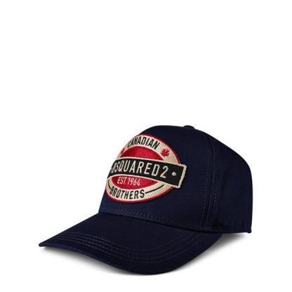 DSQUARED2 DSQ Logo Hat Jn34 Men Blue Dq875  for sale