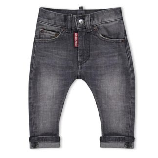 DSQUARED2 DSQ Logo Jeans Jn34 Kids Grey Dq02  for sale