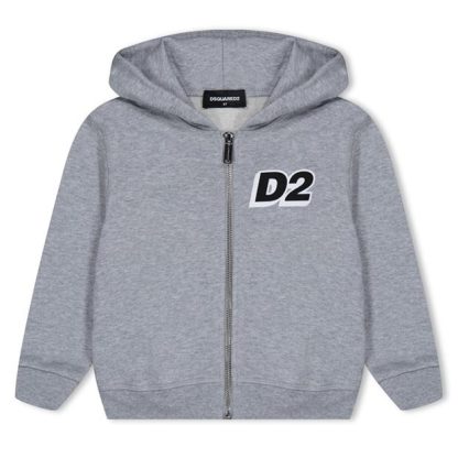 DSQUARED2 DSQ Logo Sweat Jn34 Kids Grey Dq911  for sale