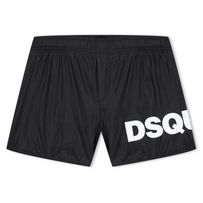 DSQUARED2 DSQ Logo Swimsuit Jn42 Kids Black Dq900  for sale