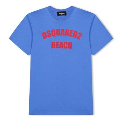 DSQUARED2 DSQ Logo Tee Jn42 Kids Regular Fit T-Shirts Multi DQ826 for sale