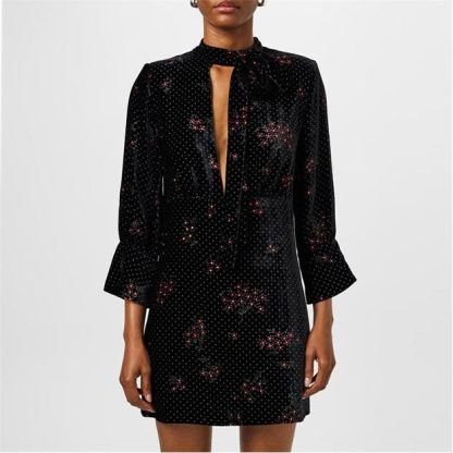 DSQUARED2 DSQ Mini Dress Ld34 Women Black/Mix  for sale