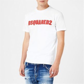 DSQUARED2 DSQ Sktr Tee Sn34 Men White  for sale