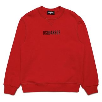 DSQUARED2 DSQ Small logo Swt Jn34 Kids Red  for sale